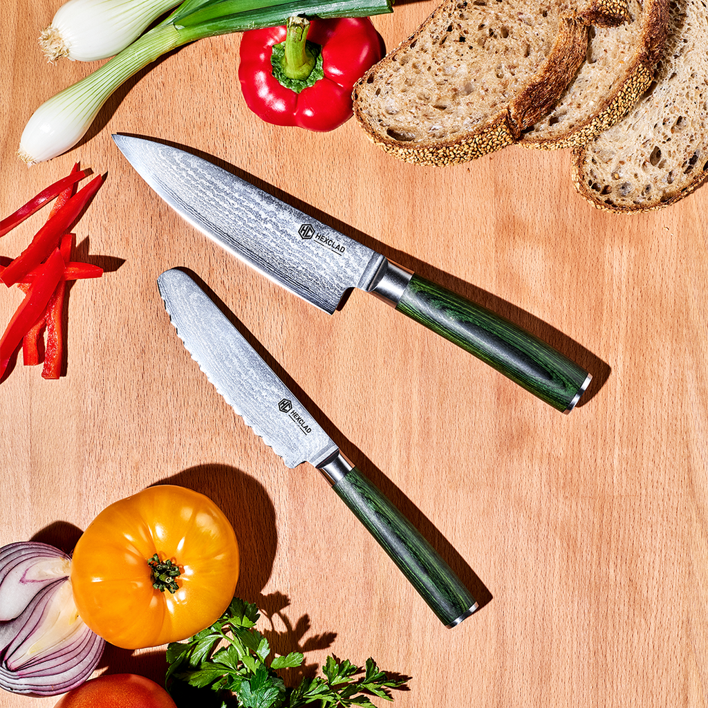 Damascus Steel Starter Knife Set, 2-pc